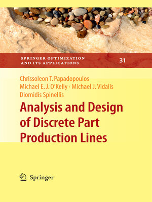 cover image of Analysis and Design of Discrete Part Production Lines